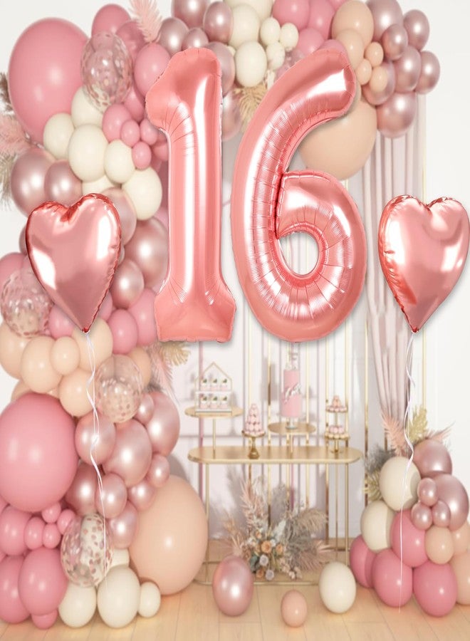 Florisland 40 inch Rose Gold Birthday Balloons for Women, Number 31 Balloon Happy Birthday Decorations for Women Rose Gold Woman 31th Birthay Party Decorations Balloon for Her Hotel Room Wall Decor - Image 4
